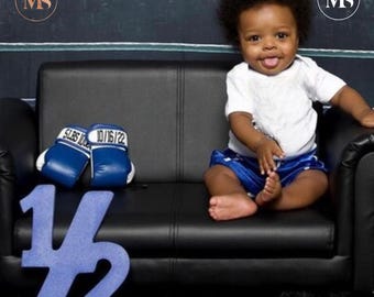 Custom Boxing Glove Collectible for Baby Milestone