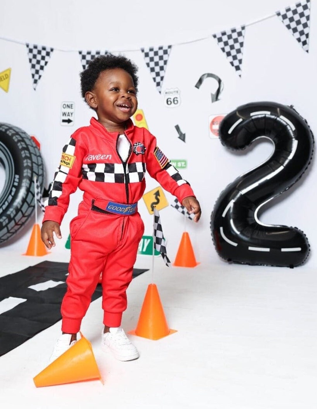Kids Car Racing Suit, Driver Racing Suit, Pilot Suit, Baby Race Suit