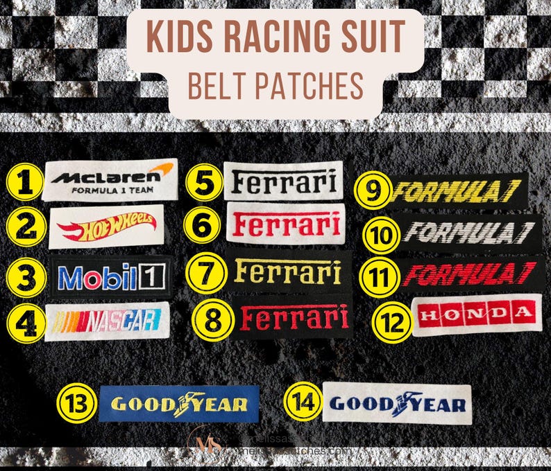 Kinder Rennanzug Kostüm - Baby Fahrer Rennanzug, personalisierte Piloten Overalls mit gesticktem Namen, Kleinkind Car Racer Outfit Bild 9