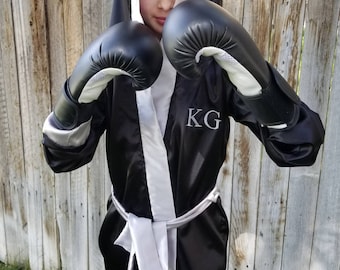 Youth Boxing Fighter Set - Champion's Robe for Young Warriors