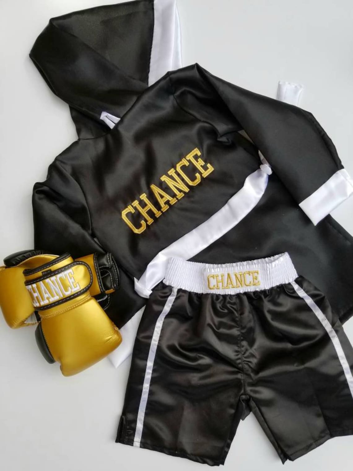 Kids Boxing Robe/ Big Boy/big Girl Boxing Fighter Set Etsy New Zealand