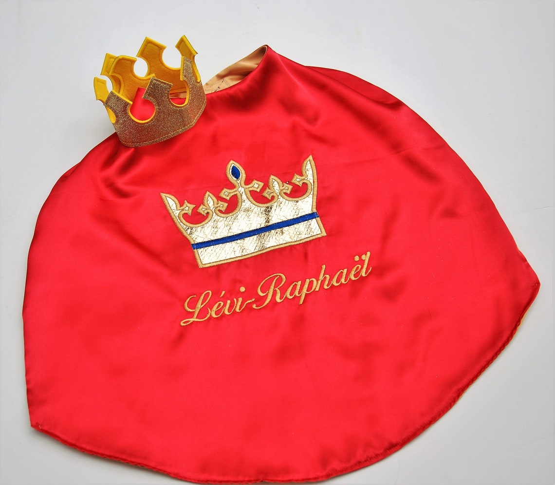 Kids King Cape and Crown Personalized / Prince Cape/custom Etsy