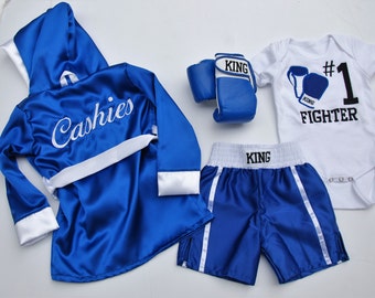 ULTIMATE Fighter Baby/ Boys Custom Boxing complete set (Champion Belt NOT incluided)