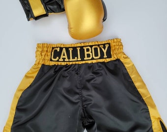 Personalized Boxing Halloween Costume Set (Sizes 3T, 4T, 5T)