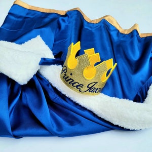 Kids King cape, Deluxe Royal cape, Halloween King cape for kids