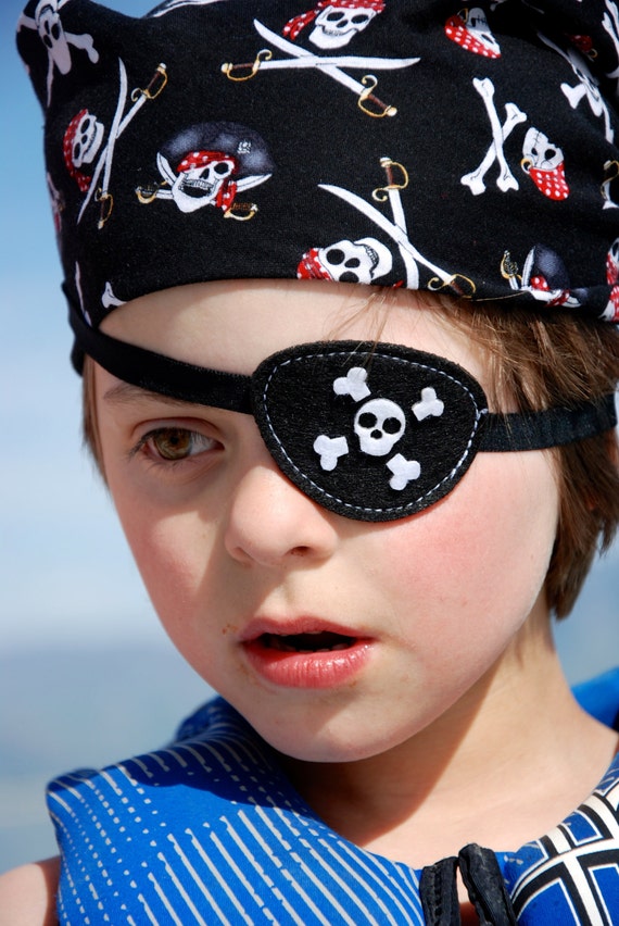 Bandana pirata e benda sull'occhio bomboniera -  Italia