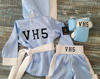 Ultimate Baby Boxing Set: Personalized Robe, Shorts, and Gloves