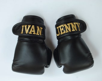 Personalized Baby Boxing Gloves – Sports Themed Baby Shower Gift, Custom Embroidered Newborn Keepsake
