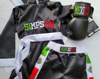 Champion Kids Boxing Set: Robe, Shorts & Gloves (2T, 3T, 4T, 5T)