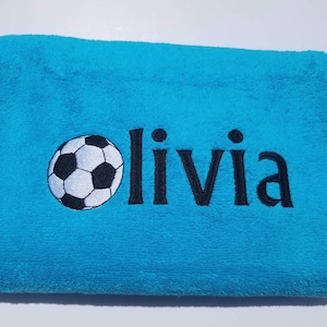 Score Big with Personalized Soccer-Themed Towels!