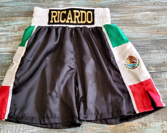 Personalized Adult Boxing Shorts: Fight with Style!  Adult Boxing Trunks