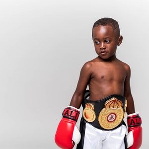 Kids&#39; Champion Boxing Set: Robe, Shorts, Gloves (2T-5T)
