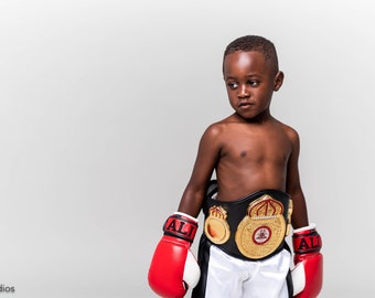Kids' Champion Boxing Set: Robe, Shorts, Gloves (2T-5T)