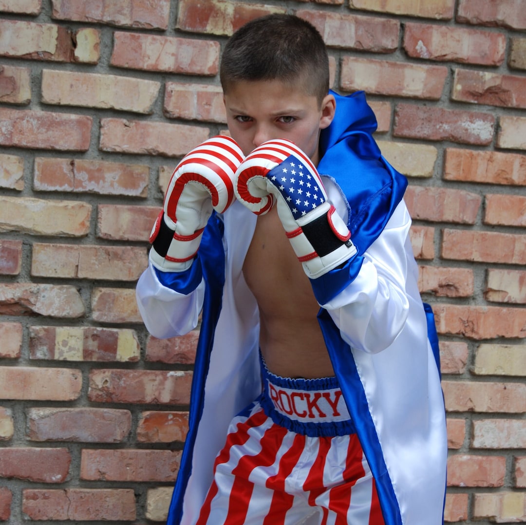 Personalized Youth Boxing Robe, Shorts & Gloves Set Etsy