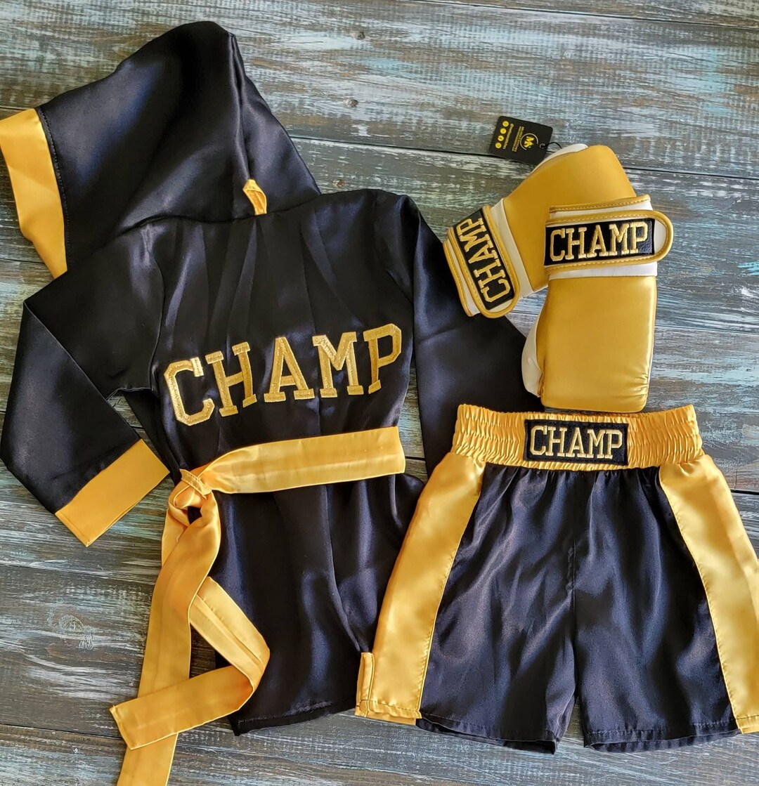 Champion Baby Boxing Set: Ready-to-ship ROBE Personalized Shorts ...