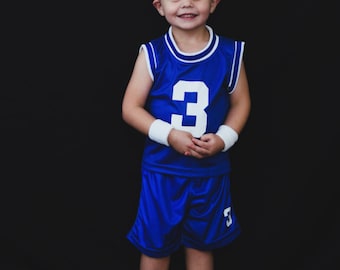 Personalized Basketball Jersey, Shorts  or  Set: Jersey, Shorts, Ball, and Sweatband Combo!