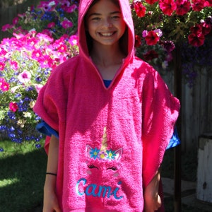 Magical Unicorn Poncho Towel for Kids - Bath, Swim, and Play in Style!