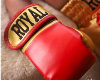 Boxing Baby Shower Theme – Custom Baby Boxing Gloves Favor or Decoration