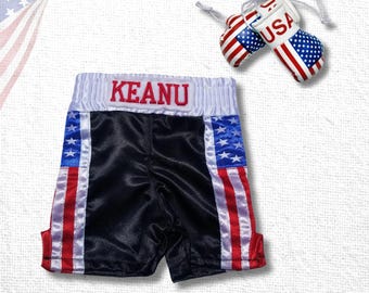 Champion's Debut: Newborn Boxing Set for Memorable First Photos