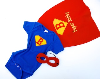 Baby super hero outfit/ Baby super hero cape/ Baby photo prop/Baby girl super hero set, baby first birthday outfit, baby costume