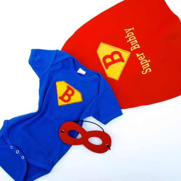 Baby super hero outfit/ Baby super hero cape/ Baby photo prop/Baby girl super hero set, baby first birthday outfit, baby costume