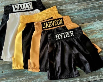 Adorable Personalized Baby Boxing Shorts (Trunks Only)