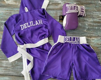 Champion Youth Boxing Set: Robe, Shorts, and Gloves