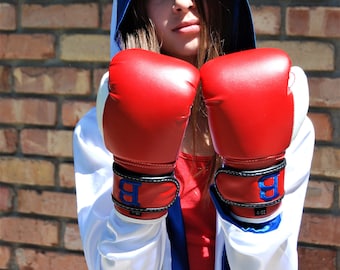 Adult/Youth Boxing Champ Trio: ROBE, SHORTS & GLOVES (updated)