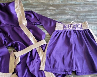 Ultimate Boxing Attire: Adult Boxing Robe and Shorts
