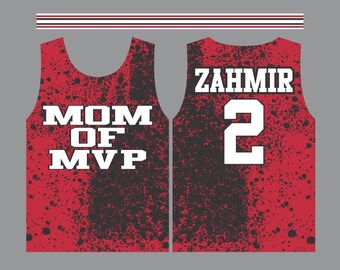 Mom of the MVP Basketball Jersey