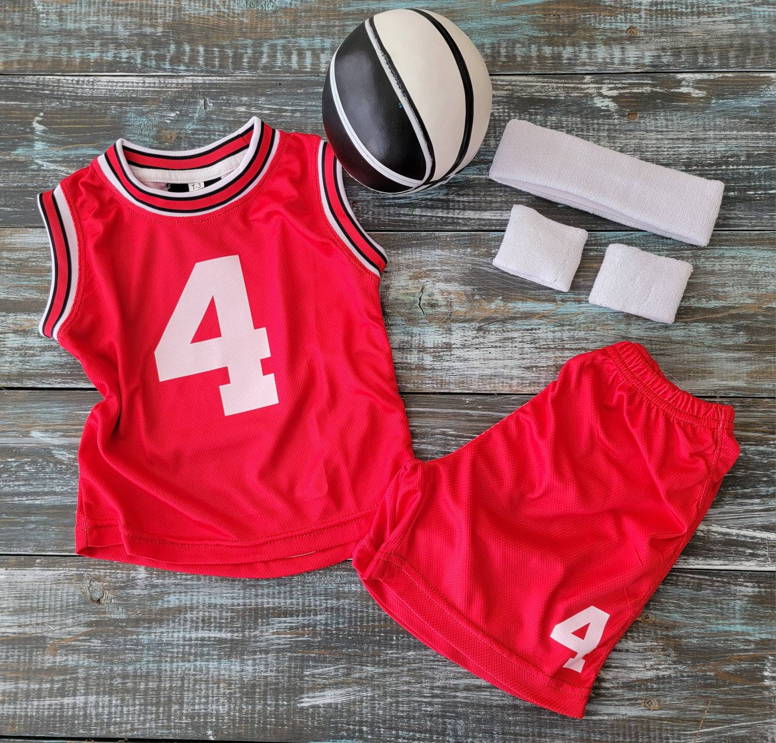 MelissasStitches Slam Dunk Sale: Kids' Personalized Basketball Jerseys & Shorts + Mini Basketball