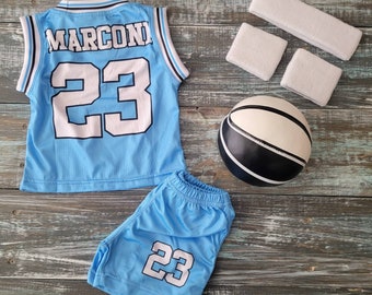 Rookie of the Year Kids Basketball Set - Personalized Jersey, Shorts, Ball & Sweatband!