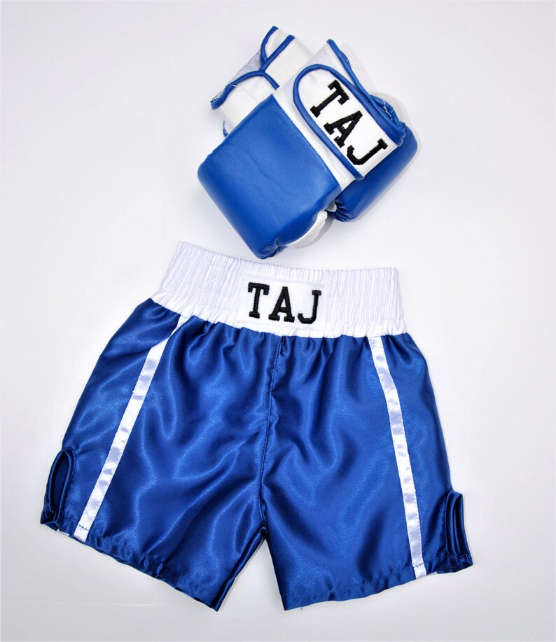Baby Boxing set Gloves shorts personalized+Champion Belt