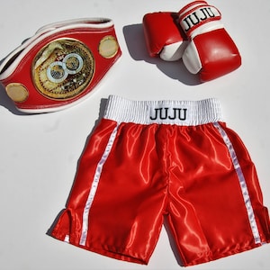 Baby Muay Thai/Boxing Set: Personalized Gloves, Shorts and Champion belt