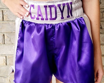 Personalized Adult Ladies Boxing Trunks: Unleash Your Inner Champion!