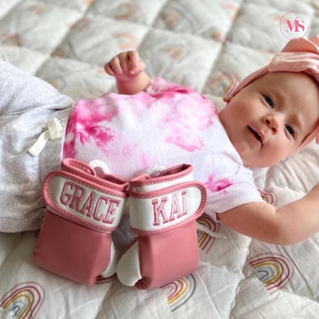 Personalized Baby and Toddler Boxing Gloves – Custom Embroidered Gloves for Little Champs