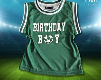 Birthday Boy & Birthday Girl Custom Soccer Sleeveless Jersey (Only Jersey)