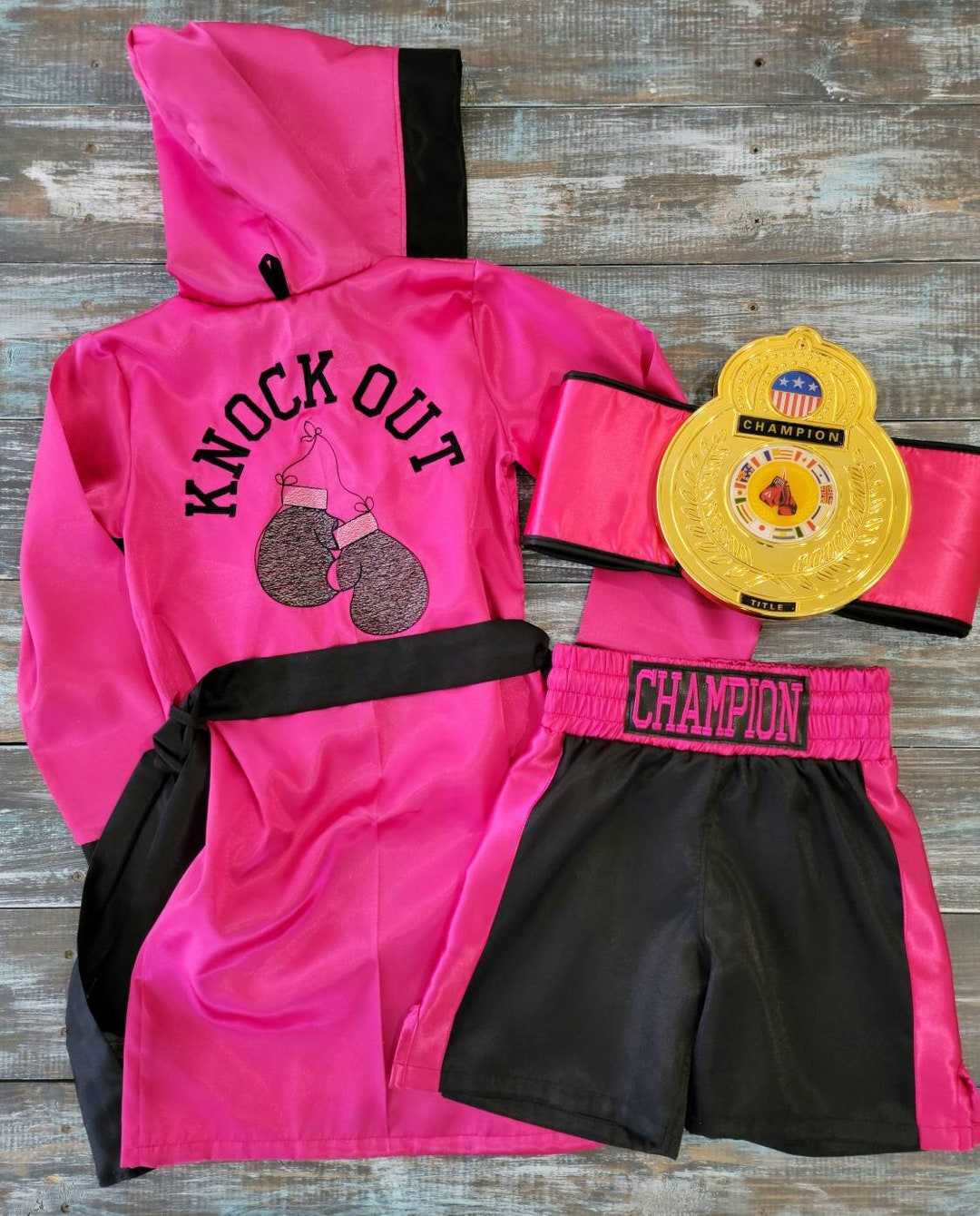 Girls Youth Boxing Set, Girls Boxing Robe, Boxing Robes for Youth ...