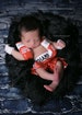 Baby Newborn Boxing set Gloves and shorts personalized, Baby first Halloween costume 