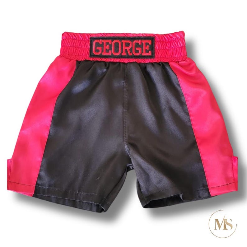 Personalized Baby Boxing Set: Robe, Shorts & Gloves | Individual Pieces or Combo Shorts