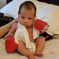 Personalized Baby Boxing Gloves – Solid Colors | Wearable | Infant & Toddler Sizes