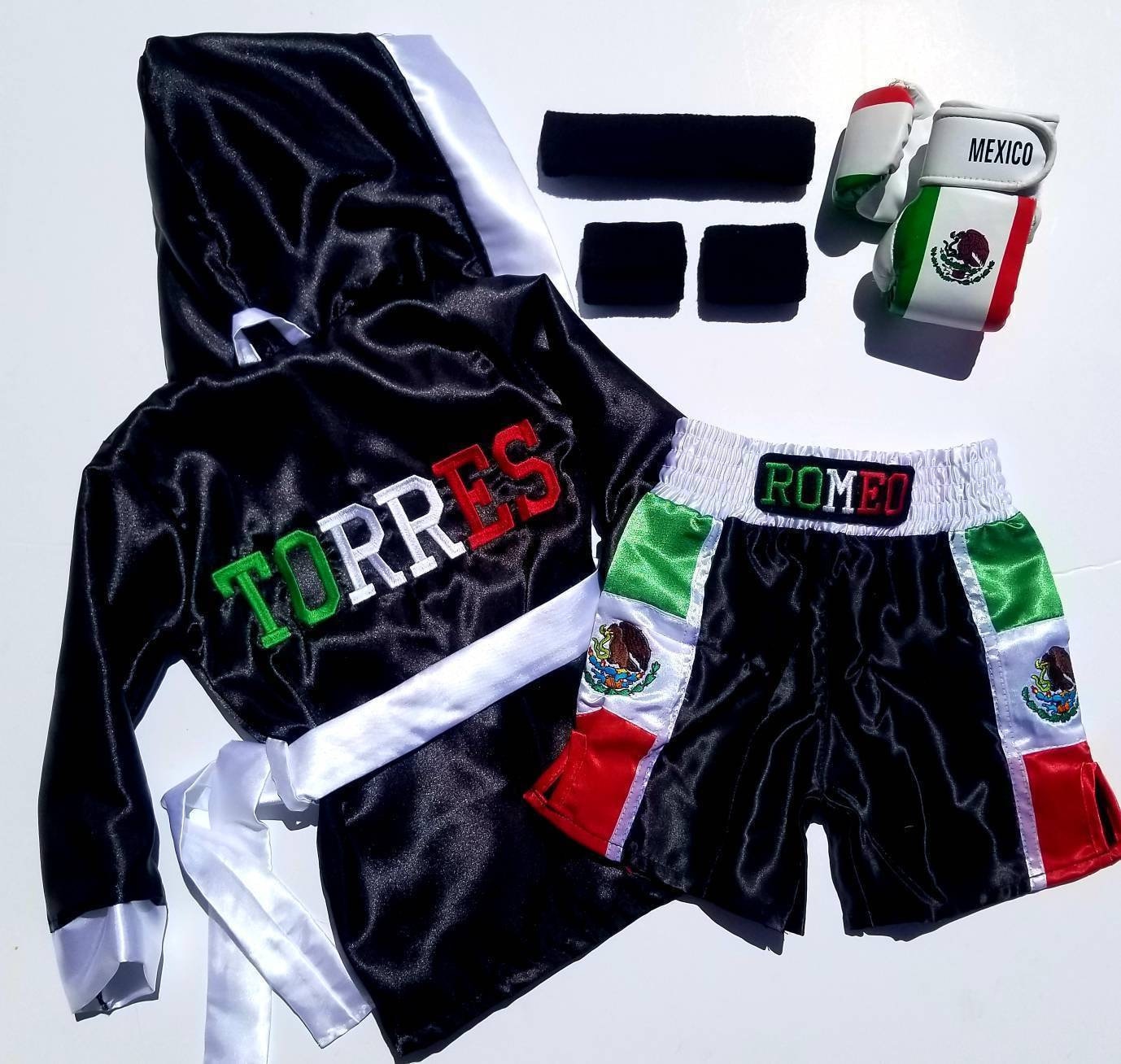 Entender mal Sembrar Sustancial Set de Boxeo Bebe Mexico ROBE Personalizadopantalón - Etsy México