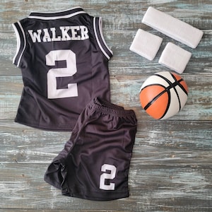 Youth Personalized Basketball Jersey, Shorts or Set: Jersey, Shorts, and Sweatband Combo! image 2