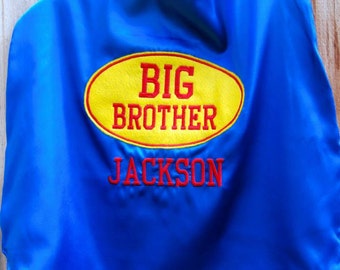 Big Brother cape Personalized and mask set