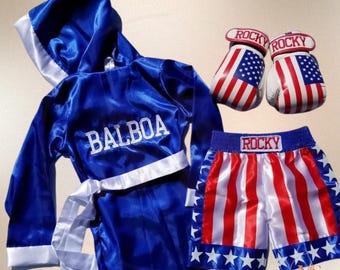 Epic Halloween Adult & Youth Boxing Set | Ready to Ship | USA Boxer Outfit | Individual Pieces or Combo