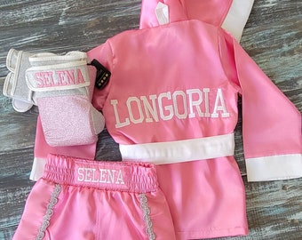 Knockout Baby Boxing Set: Personalized Robe, Shorts, and Gloves!