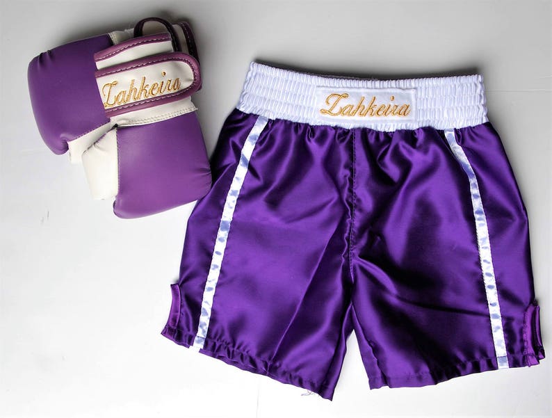 Baby Boxing set Gloves shorts personalized+Champion Belt