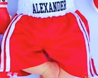 Adorable Personalized Baby Boxing Shorts (Trunks Only)
