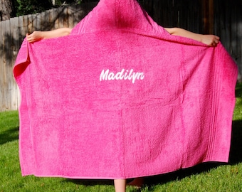 XL Adult/Teen: Customizable Hooded Bath Sheet