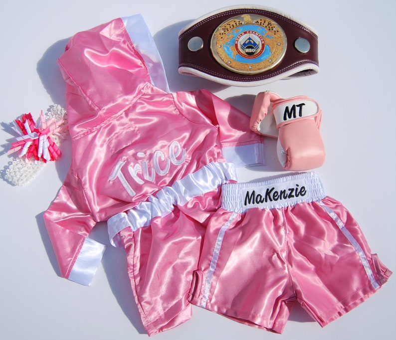 Baby boxing set ROBE Personalizedshorts personalized and Etsy